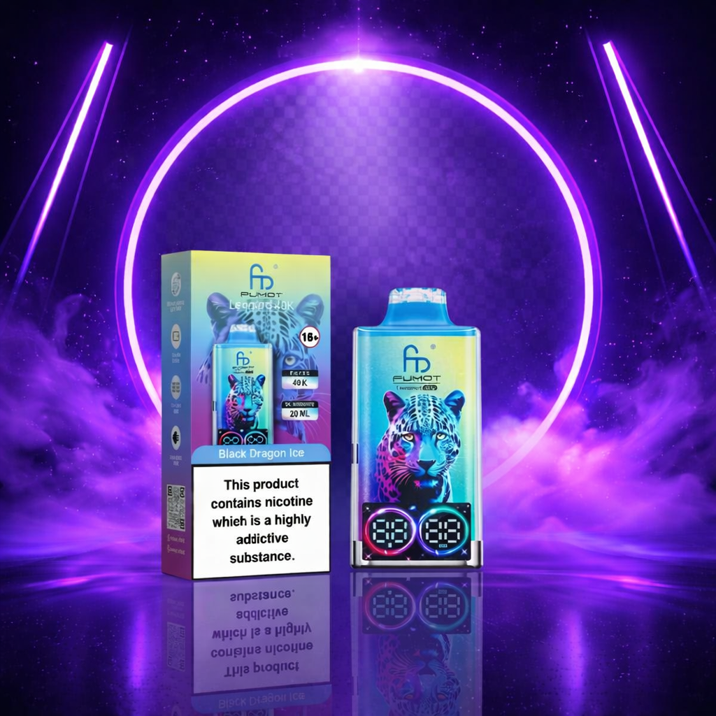 Fumot Leopard 40K Vaper Desechable - vapers desechables, caladas, vaper desechable, vaper con nicotina, cigarrillos electrónicos, muchas caladas, sabores vaper, puff, cigarrillos electrónicos desechables