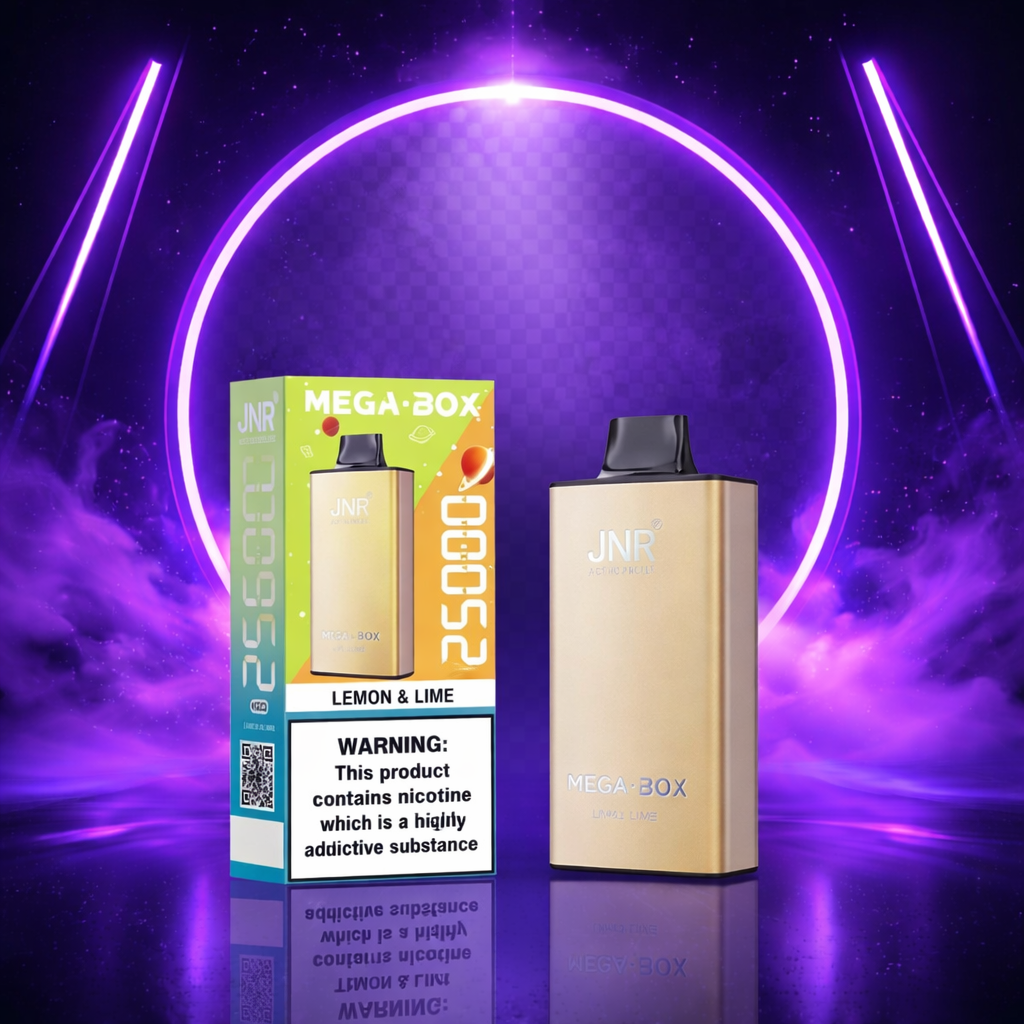 Jnr Mega Box 25K Vaper Desechable - vapers desechables, caladas, vaper desechable, vaper con nicotina, cigarrillos electrónicos, muchas caladas, sabores vaper, puff, cigarrillos electrónicos desechables