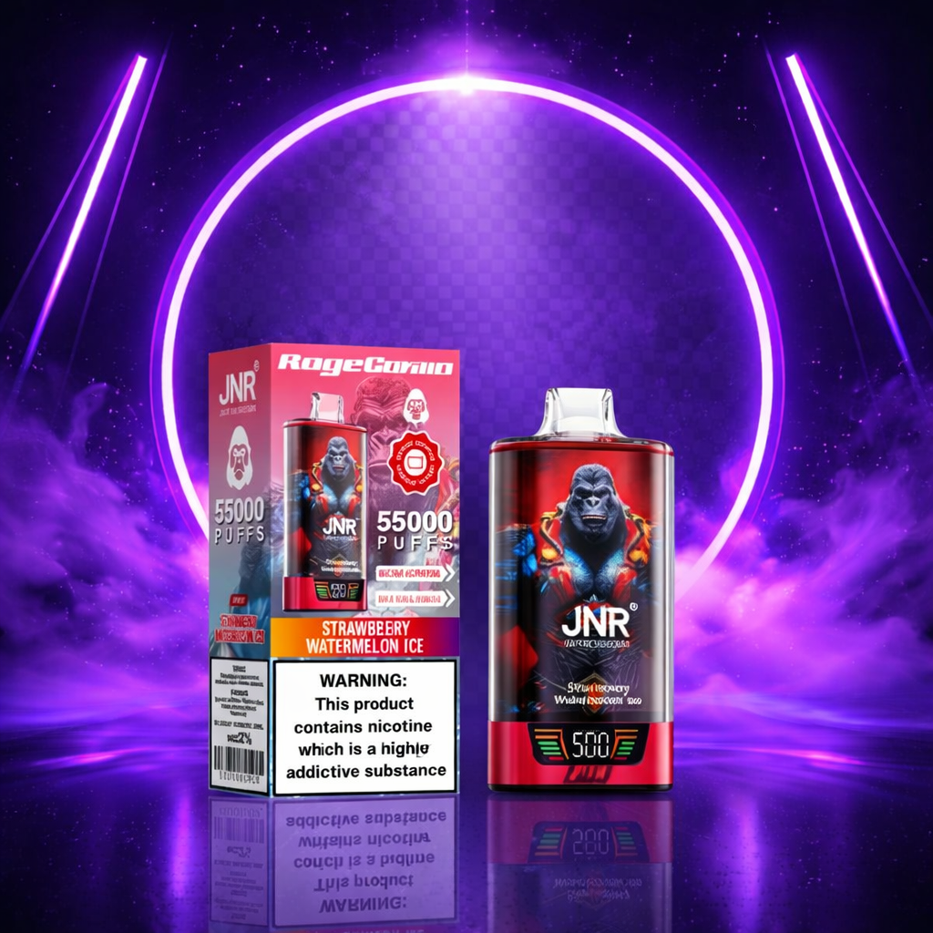 Jnr Rage Gorilla 55K Vaper Desechable - vapers desechables, caladas, vaper desechable, vaper con nicotina, cigarrillos electrónicos, muchas caladas, sabores vaper, puff, cigarrillos electrónicos desechables