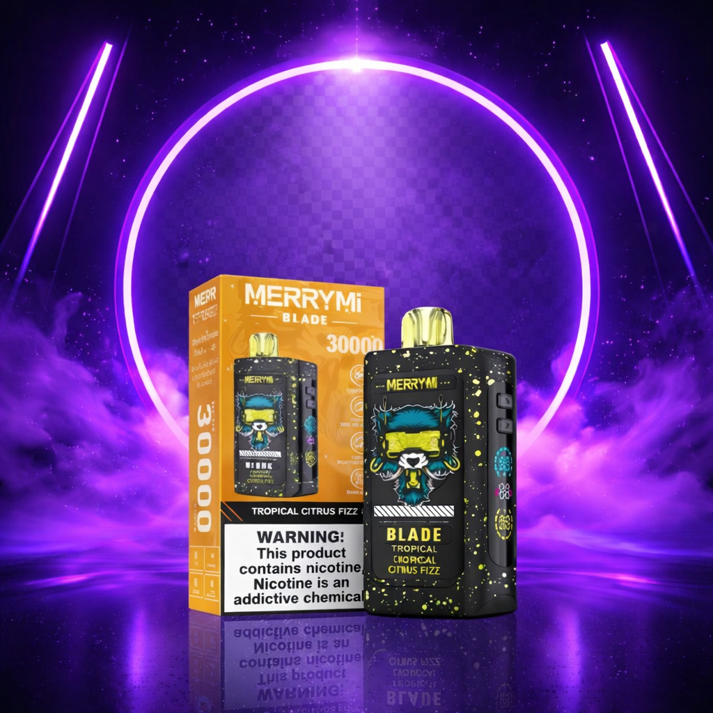 MerryMi Blade 30K Vaper Desechable - vapers desechables, caladas, vaper desechable, vaper con nicotina, cigarrillos electrónicos, muchas caladas, sabores vaper, puff, cigarrillos electrónicos desechables