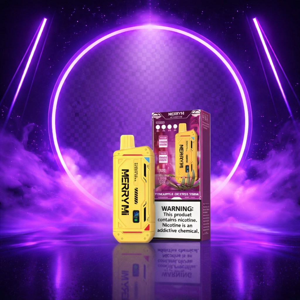 MerryMi M-Mecha 16K Vaper Desechable - vapers desechables, caladas, vaper desechable, vaper con nicotina, cigarrillos electrónicos, muchas caladas, sabores vaper, puff, cigarrillos electrónicos desechables