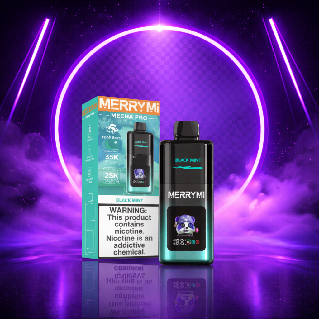 MerryMi Mecha Pro 35K Vaper Desechable - vapers desechables, caladas, vaper desechable, vaper con nicotina, cigarrillos electrónicos, muchas caladas, sabores vaper, puff, cigarrillos electrónicos desechables